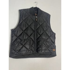 GAME WORKWEAR LTD. BLACK VEST FOR MEN SZ XL